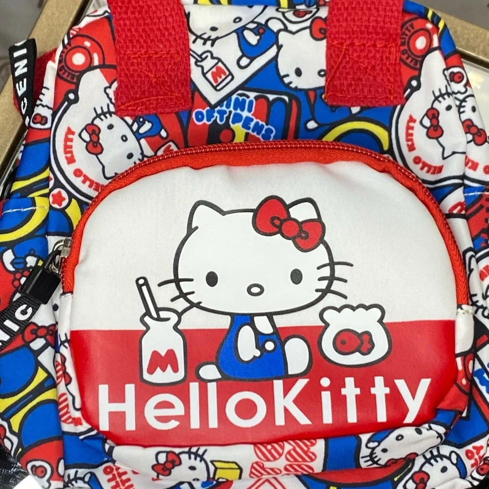 Hello Kitty Red and Blue Bag with Playful Design